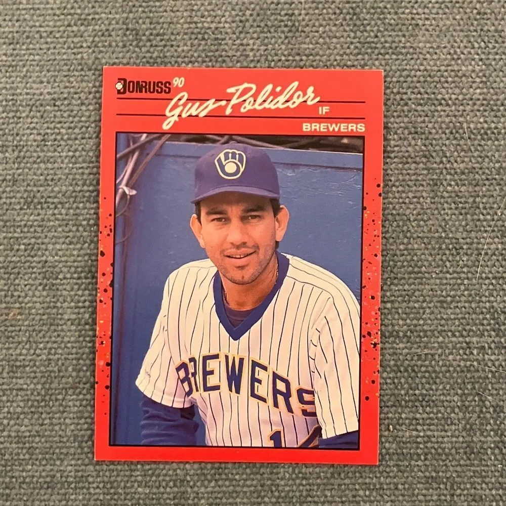 1990 Donruss Milwaukee Brewers Baseball Card Trading Card